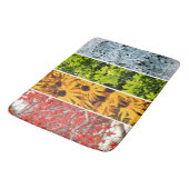 季節の変化の色Quadriptych バスマット (アングル)