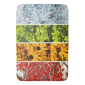 季節の変化の色Quadriptych バスマット (正面縦)