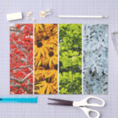 季節の変化の色Quadriptych 薄葉紙 (クラフト)