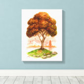 季節の変化 キャンバスプリント (インサイチュ (ウッドフロア))