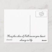 季節の変化 ポストカード (裏面)