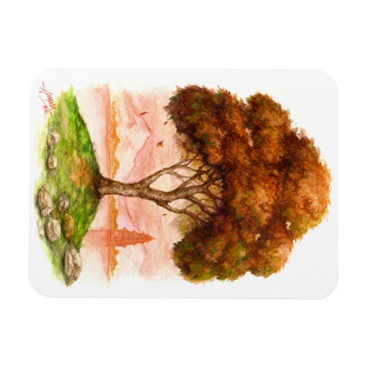 季節の変化 マグネット (横)