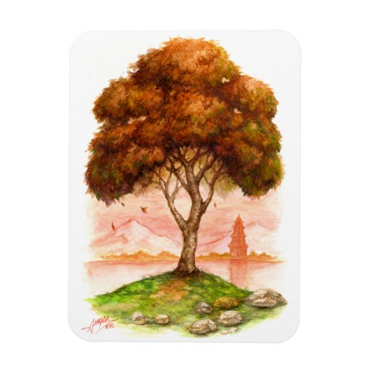 季節の変化 マグネット (縦)