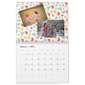 季節の家族写真をカスタマイズ&パーソナライズ カレンダー (2月 2026)