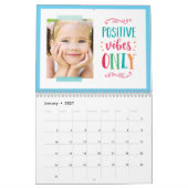 季節の引用文モダンフォトカレンダー カレンダー (1月 2027)