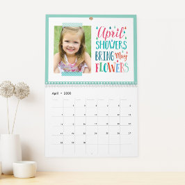 季節の引用文モダンフォトカレンダー カレンダー