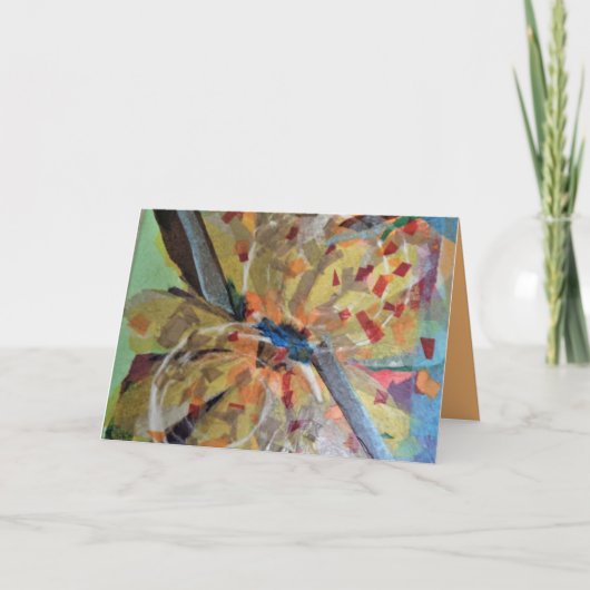 季節の抽象美術 カード (正面)