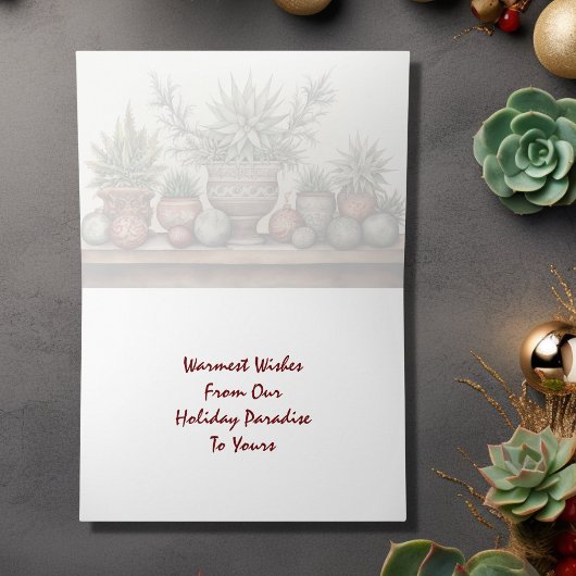 季節の挨拶でクリスマスの汁を吸う シーズンカード