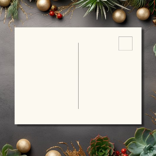 季節の挨拶でクリスマスの汁を吸う シーズンポストカード