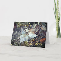 季節の挨拶のオーナメントカード