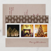 季節の挨拶のクリスマスのinstagramの写真カード シーズンカード (正面/裏面)