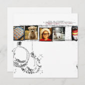 季節の挨拶のクリスマスのinstagramの写真カード シーズンカード (正面/裏面)