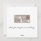 季節の挨拶のクリスマスのinstagramの写真カード シーズンカード (裏面)