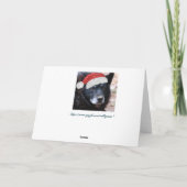 季節の挨拶のクリスマスカード シーズンカード (裏面)