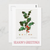 季節の挨拶のクリスマスポストカード ポストカード (正面/裏面)