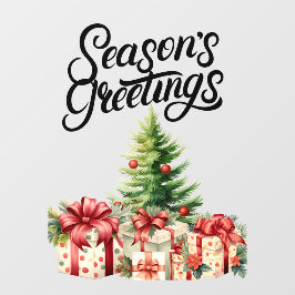 季節の挨拶のクリスマス ウィンドウサイン