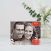 季節の挨拶のフォトカード シーズンカード (スタンド正面)