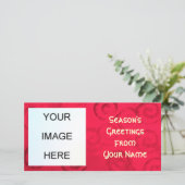 季節の挨拶のフォトカード シーズンカード (スタンド正面)
