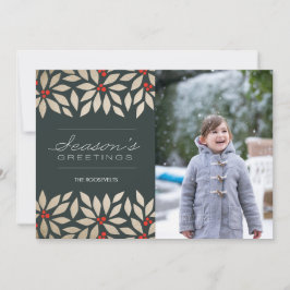 季節の挨拶のペーパー休日カード シーズンカード