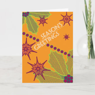 季節の挨拶のレトロの休日カード シーズンカード