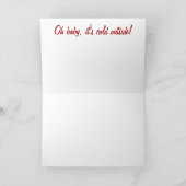 季節の挨拶の休日カード シーズンカード (内部)