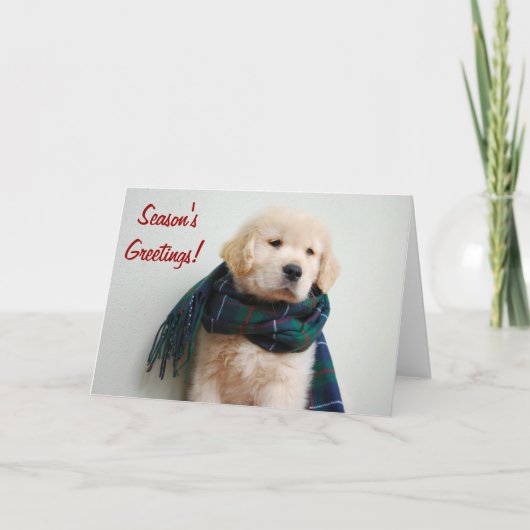 季節の挨拶の休日カード シーズンカード (正面)