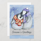 季節の挨拶の休日カード シーズンカード (正面/裏面)