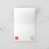 季節の挨拶の単語の調査カード シーズンカード (内部)