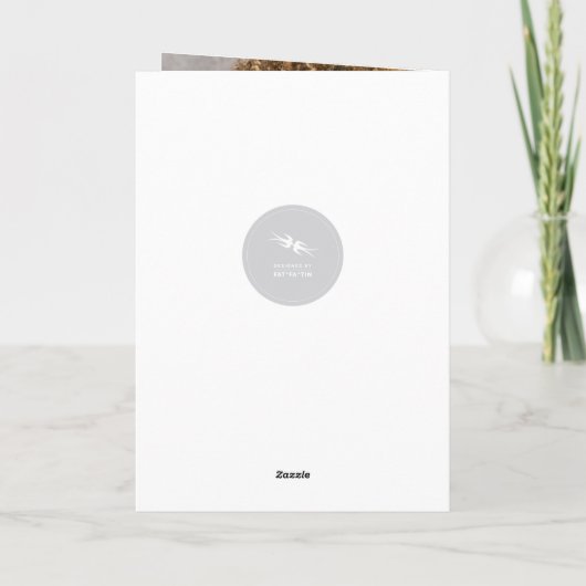 季節の挨拶の原稿の休日の写真カード シーズンカード (裏面)