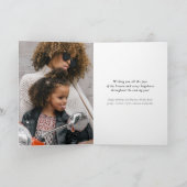 季節の挨拶の原稿の休日の写真カード シーズンカード (内部)