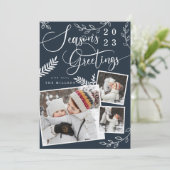 季節の挨拶の明るいクリスマス3写真 シーズンカード (スタンド正面)