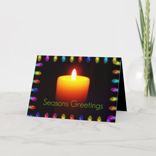 『季節の挨拶の炎』 シーズンカード (正面)