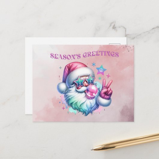 季節の挨拶はがき シーズンポストカード (正面/裏面インサイチュ)