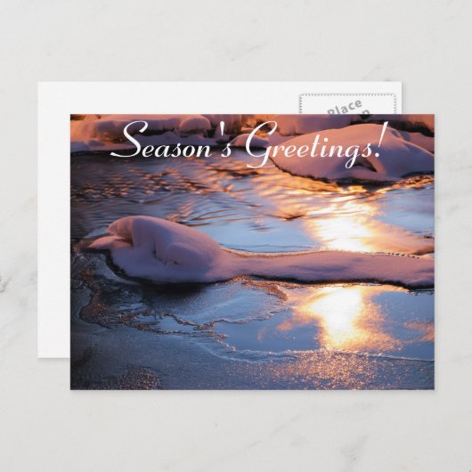 季節の挨拶はがき シーズンポストカード (正面/裏面)