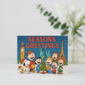 季節の挨拶はがき ポストカード (スタンド正面)