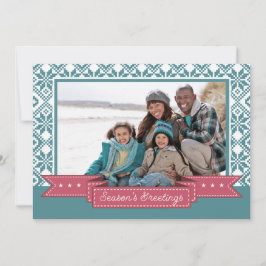 季節の挨拶カスタム写真クリスマス シーズンカード