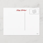 季節の挨拶クリスマスロングホーン牛 シーズンポストカード (裏面)