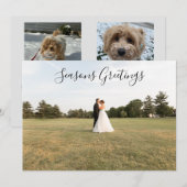 季節の挨拶スクリプト写真カード シーズンカード (正面/裏面)