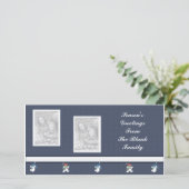 季節の挨拶フォトカードのテンプレート シーズンカード (スタンド正面)