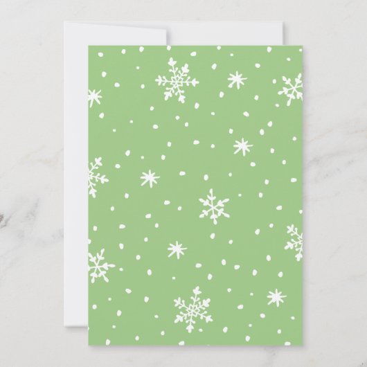 季節の挨拶メリークリスマスホリデー写真 シーズンカード (裏面)