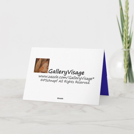 季節の挨拶写真の挿入 シーズンカード (裏面)