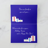 季節の挨拶写真の挿入 シーズンカード (内部)