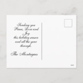 季節の挨拶縁ど写真で霜 シーズンポストカード (裏面)