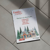 季節の挨拶開花誕生日招待状 招待状