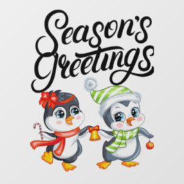 季節の挨拶 ウィンドウサイン