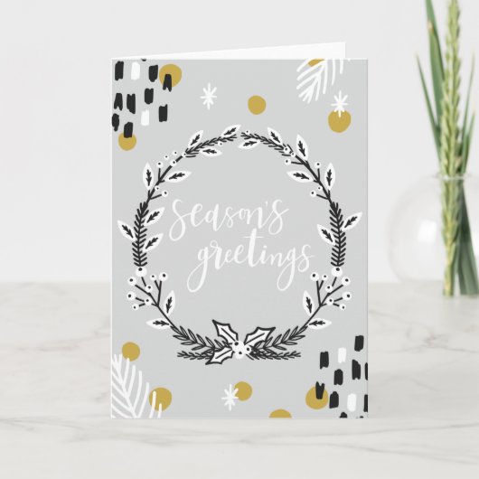 季節の挨拶 カード (正面)