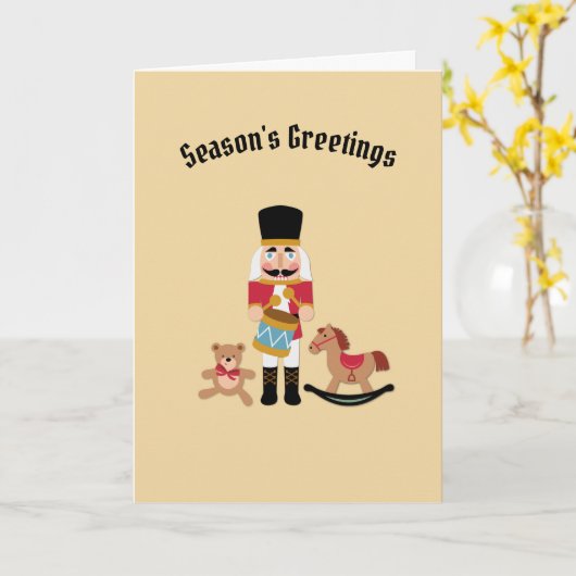 季節の挨拶 カード (黄色い花)