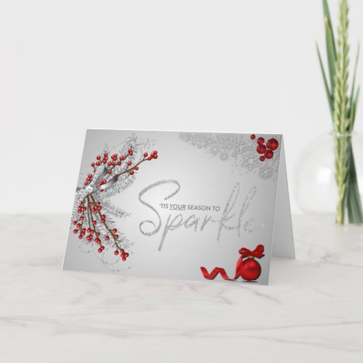 季節の挨拶 カード (正面)