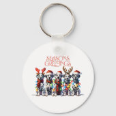 季節の挨拶 キーホルダー (正面)