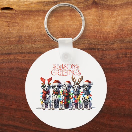 季節の挨拶 キーホルダー (裏面)